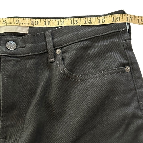 EVERLANE WAY-HIGH RAW HEM BLACK JEANS SIZE 32 - Picture 8 of 11